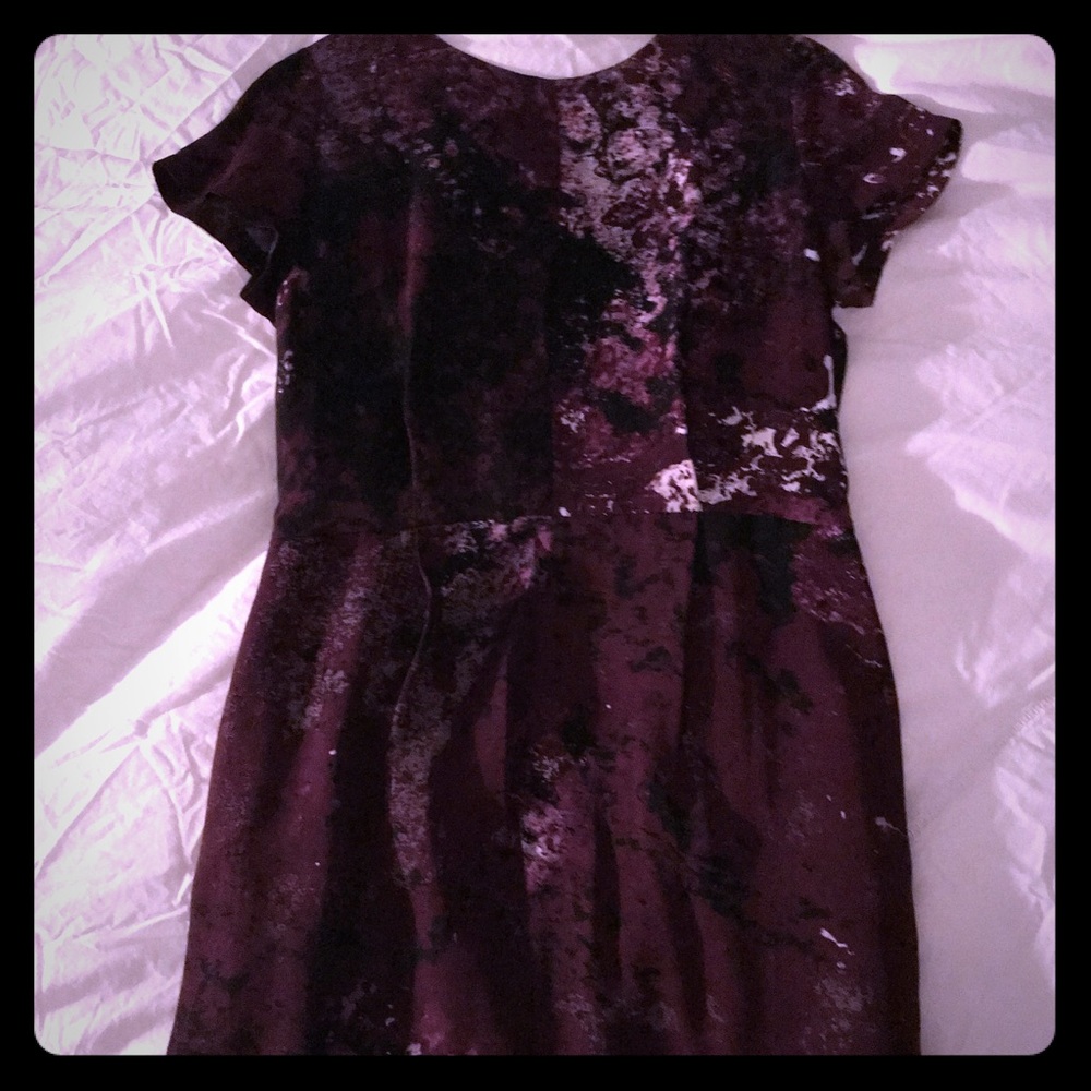 Gorgeous Rag & Bone Deep Plum Silk Mini Dress.